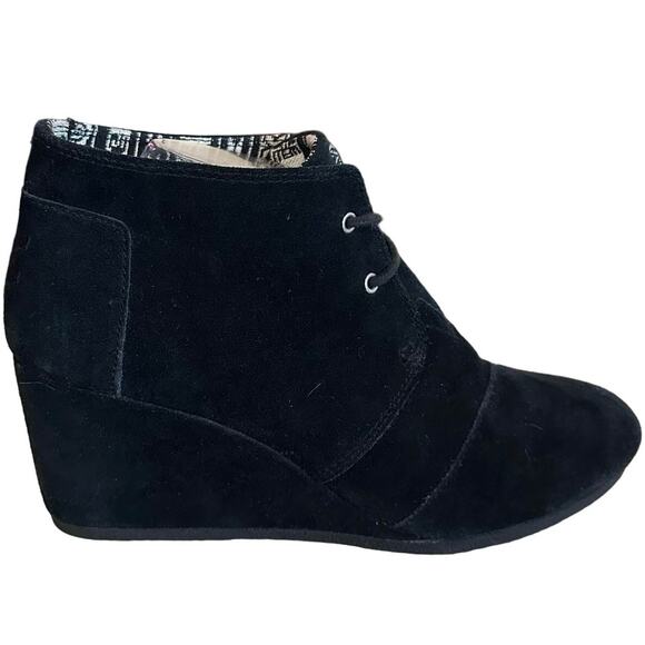 Toms leather uppers booties ankle boots size 11 - Picture 6 of 9